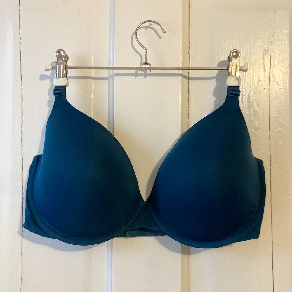 Victoria's Secret T-Shirt Lightly-Lined Demi Bra 36DDD Teal Star